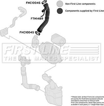First Line FTH1489 - Рукав воздухозаборника, воздушный фильтр autosila-amz.com