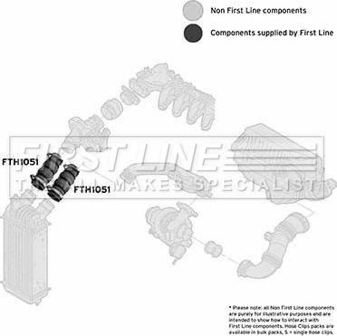 First Line FTH1051 - Трубка, нагнетание воздуха autosila-amz.com