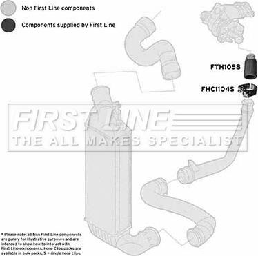 First Line FTH1058 - Трубка, нагнетание воздуха autosila-amz.com