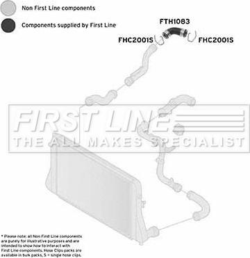 First Line FTH1083 - Трубка, нагнетание воздуха autosila-amz.com