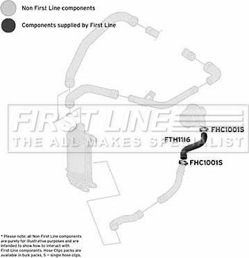 First Line FTH1116 - Трубка, нагнетание воздуха autosila-amz.com