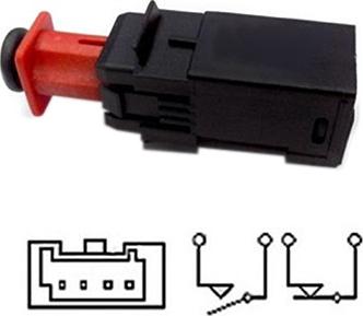 Fispa 5.140080 - Выключатель фонаря сигнала торможения autosila-amz.com