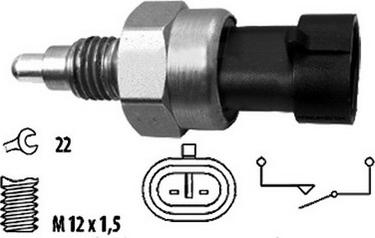 Fispa 3.234272 - Датчик, переключатель, фара заднего хода autosila-amz.com