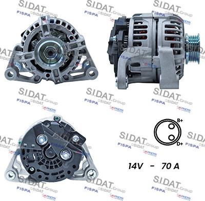 Fispa A12BH0349A2 - Генератор autosila-amz.com