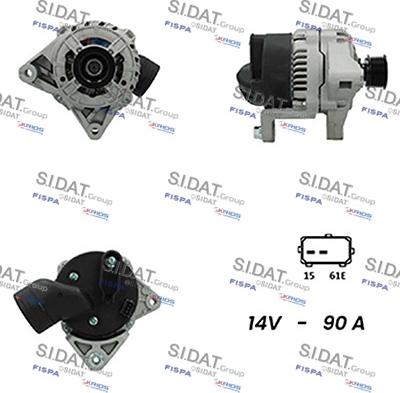 Fispa A12BH0382A2 - Генератор autosila-amz.com