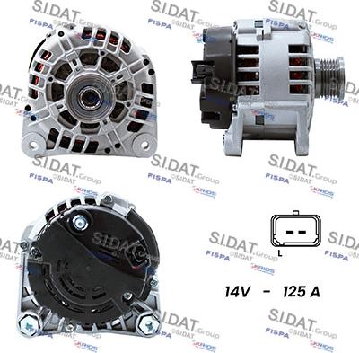 Fispa A12VA0020A2 - Генератор autosila-amz.com