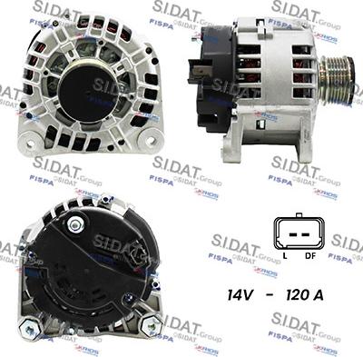 Fispa A12VA0290A2 - Генератор autosila-amz.com