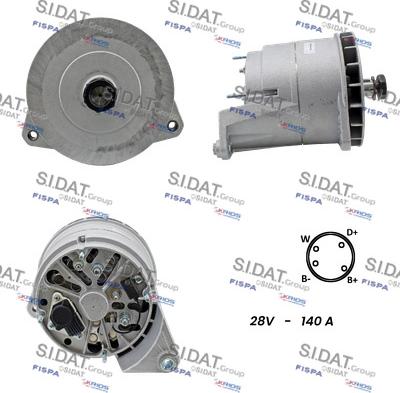 Fispa A24BH0033A2 - Генератор autosila-amz.com