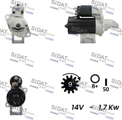 Fispa S12BH0459A2 - Стартер autosila-amz.com