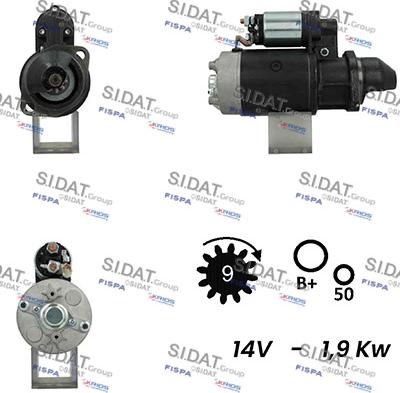 Fispa S12BH0467A2 - Стартер autosila-amz.com