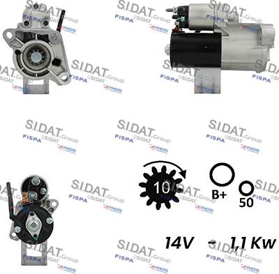 Fispa S12BH0649A2 - Стартер autosila-amz.com