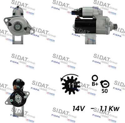 Fispa S12BH0601A2 - Стартер autosila-amz.com