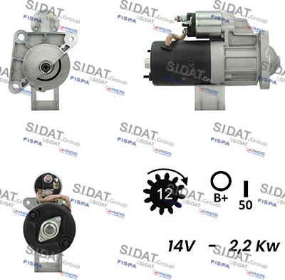 Fispa S12BH0685A2 - Стартер autosila-amz.com