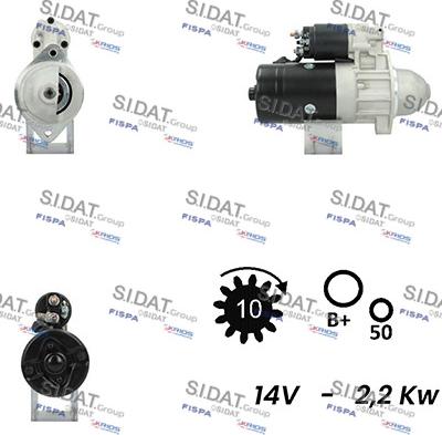 Fispa S12BH0675A2 - Стартер autosila-amz.com