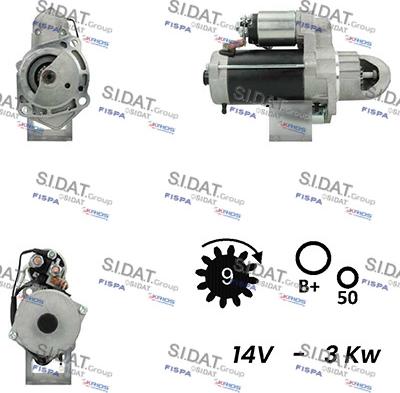 Fispa S12BH0677A2 - Стартер autosila-amz.com