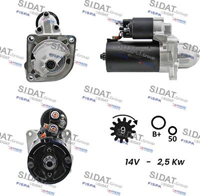 Fispa S12BH0047 - Стартер autosila-amz.com