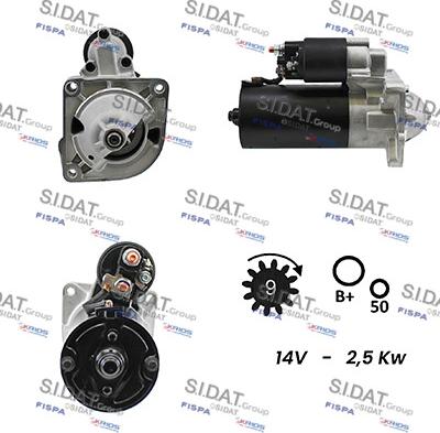 Fispa S12BH0003 - Стартер autosila-amz.com