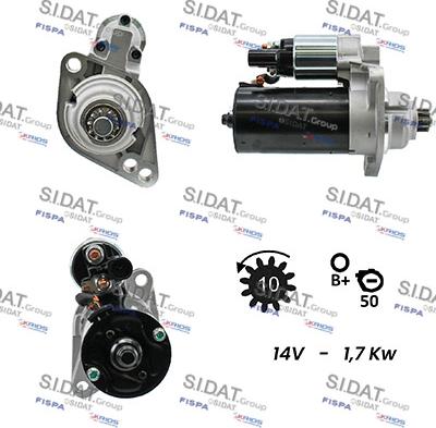 Fispa S12BH0015 - Стартер autosila-amz.com