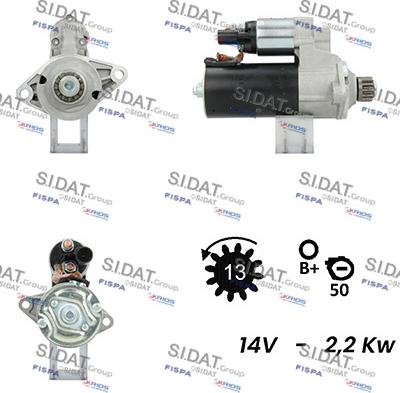 Fispa S12BH0145A2 - Стартер autosila-amz.com