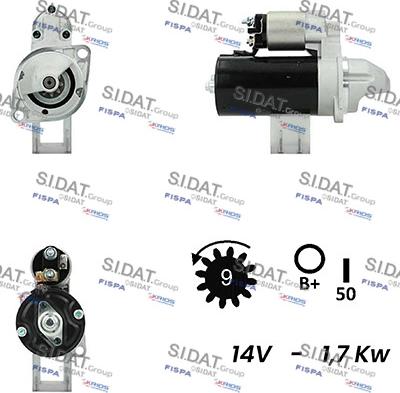 Fispa S12BH0104A2 - Стартер autosila-amz.com