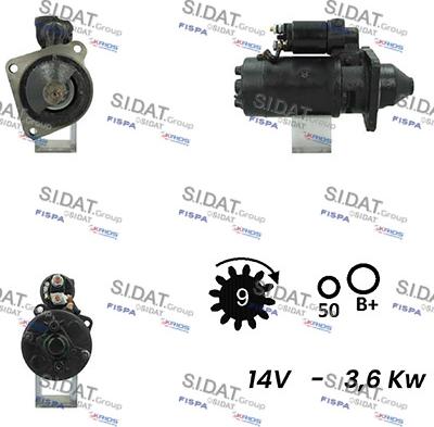 Fispa S12BH0182A2 - Стартер autosila-amz.com