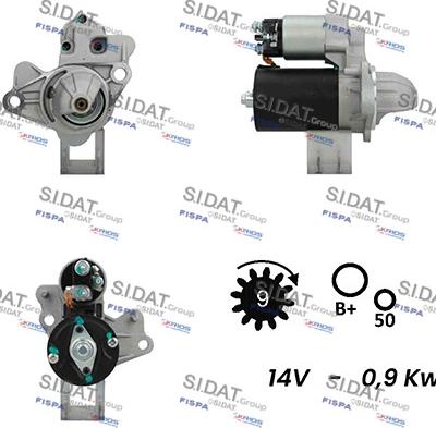 Fispa S12BH0173A2 - Стартер autosila-amz.com