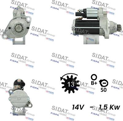 Fispa S12BH0351A2 - Стартер autosila-amz.com