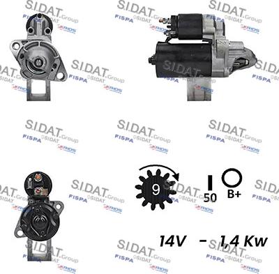 Fispa S12BH0339A2 - Стартер autosila-amz.com