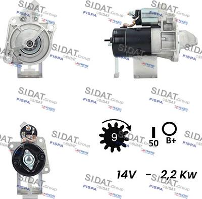 Fispa S12BH0262A2 - Стартер autosila-amz.com