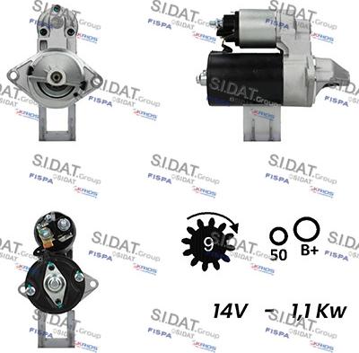 Fispa S12BH0203A2 - Стартер autosila-amz.com