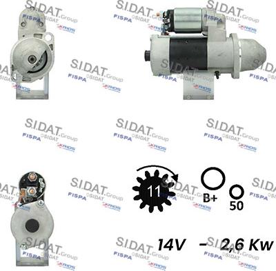 Fispa S12BH0288A2 - Стартер autosila-amz.com