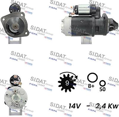 Fispa S12BH0278A2 - Стартер autosila-amz.com