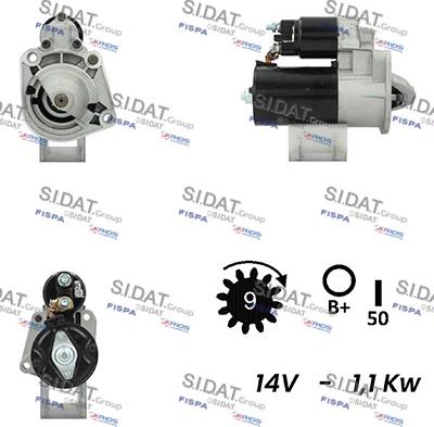 Fispa S12BH0740A2 - Стартер autosila-amz.com