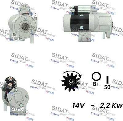 Fispa S12HT0505A2 - Стартер autosila-amz.com