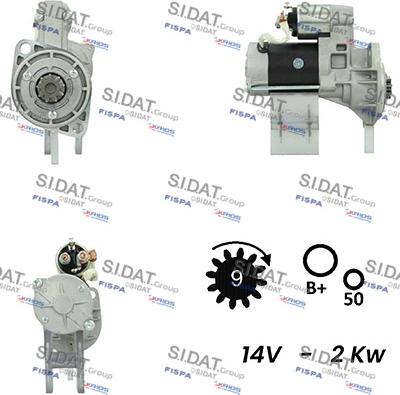 Fispa S12HT0768 - Стартер autosila-amz.com