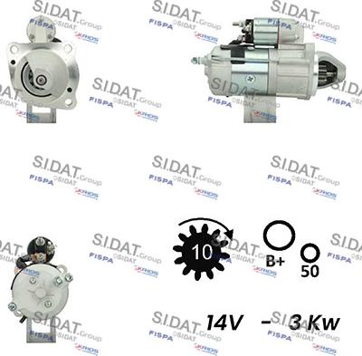 Fispa S12MA0197A2 - Стартер autosila-amz.com