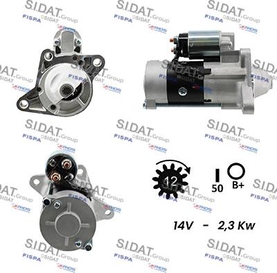 Fispa S12MH0407 - Стартер autosila-amz.com