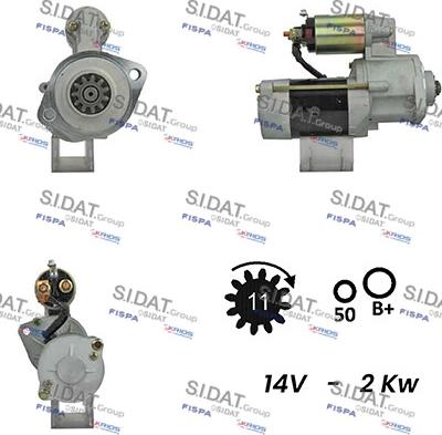 Fispa S12MH0410A2 - Стартер autosila-amz.com