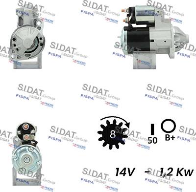 Fispa S12MH0411A2 - Стартер autosila-amz.com