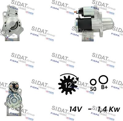 Fispa S12MH0540A2 - Стартер autosila-amz.com