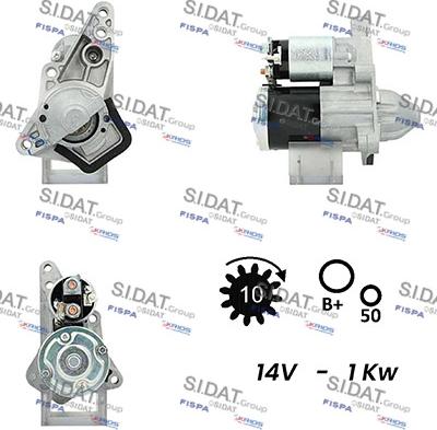 Fispa S12MH0334A2 - Стартер autosila-amz.com