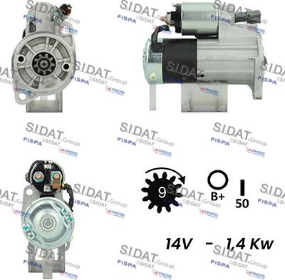 Fispa S12MH0332A2 - Стартер autosila-amz.com