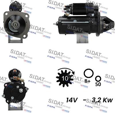 Fispa S12ML0197A2 - Стартер autosila-amz.com