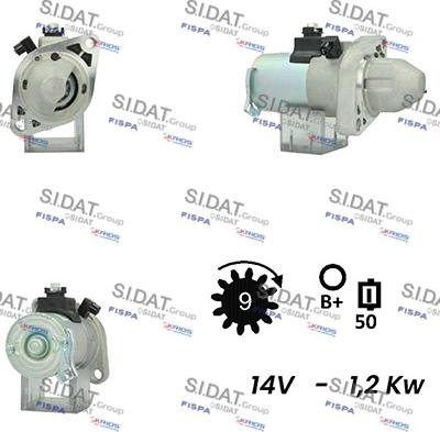 Fispa S12MT0524A2 - Стартер autosila-amz.com