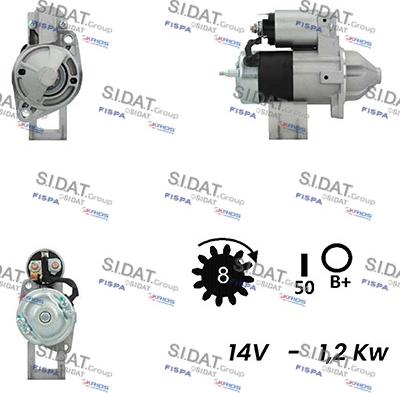 Fispa S12VA0409A2 - Стартер autosila-amz.com