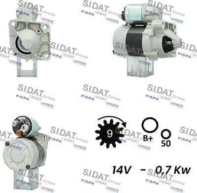 Fispa S12VA0476A2 - Стартер autosila-amz.com