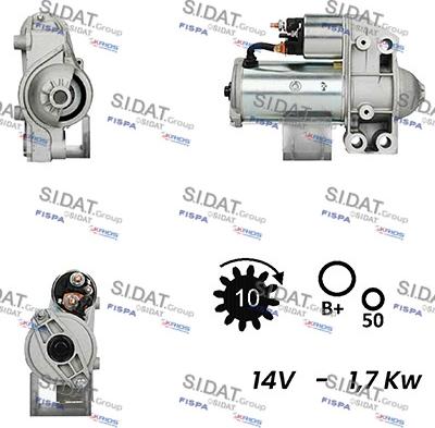 Fispa S12VA0614A2 - Стартер autosila-amz.com