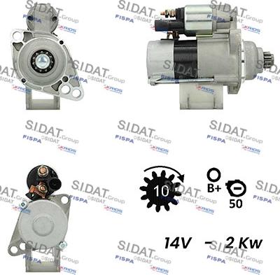 Fispa S12VA0015 - Стартер autosila-amz.com