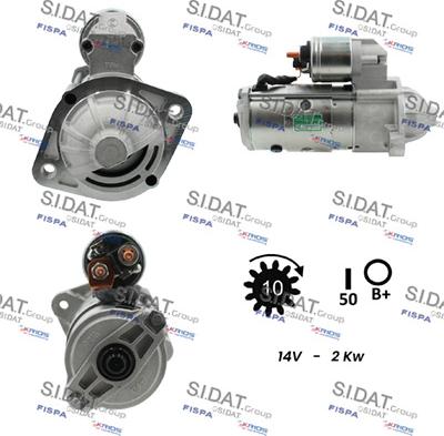 Fispa S12VA0024 - Стартер autosila-amz.com