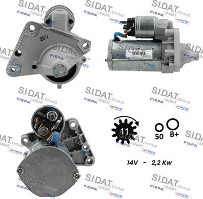 Fispa S12VA0153 - Стартер autosila-amz.com